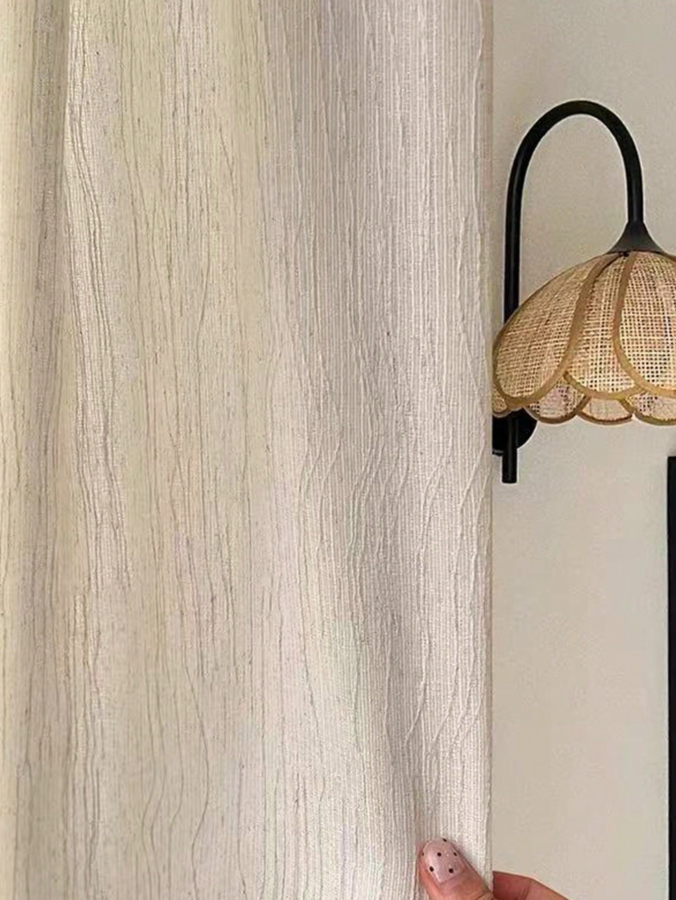 Woodworking Art - 1PC Light Beige Wooden Texture Transparent