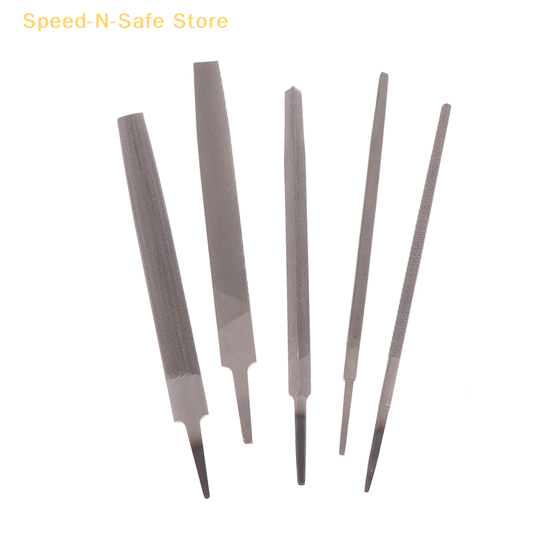 Woodworking File - 6-Inch Steel Files Set (5 Pieces: