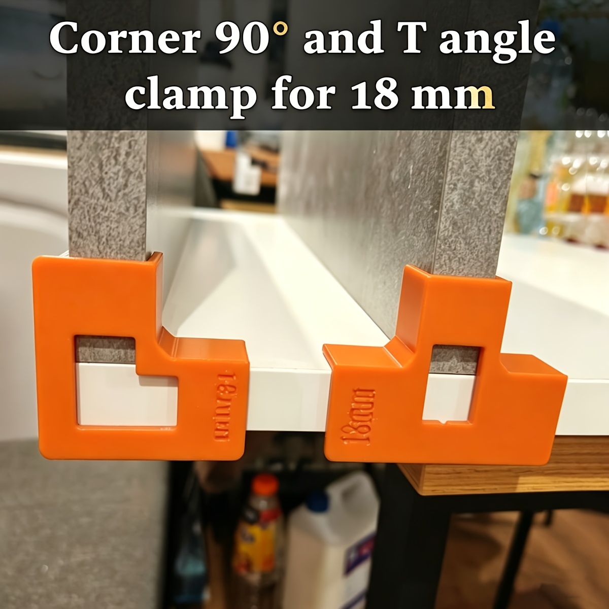 Woodworking Right Angle Clamp - 4Pcs 90° Right Angle & T‑Shaped