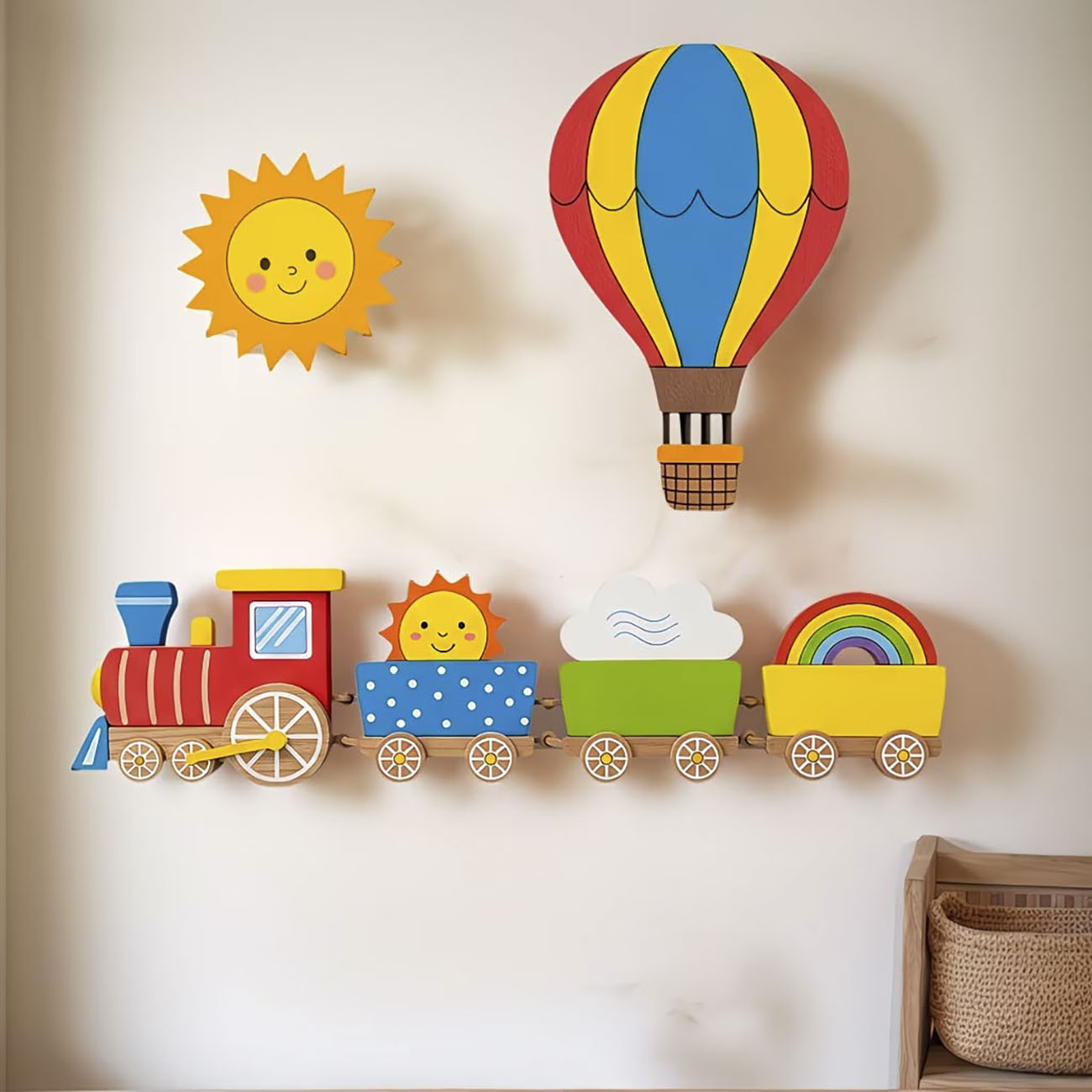 6Pcs Wooden Kids Wall Decor Se - đánh giá và giá Woodworking Veneer