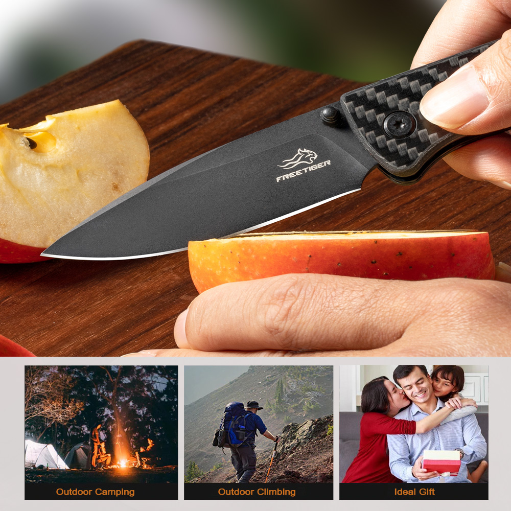 FREETIGER D2 Pocket Knife G10/ - đánh giá và giá Woodworking Or Woodworking