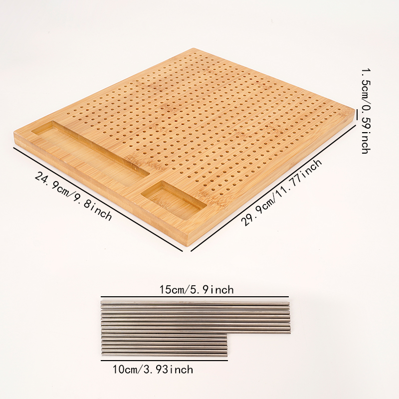 Crochet Blocking Board with St - đánh giá và giá Woodworking Art