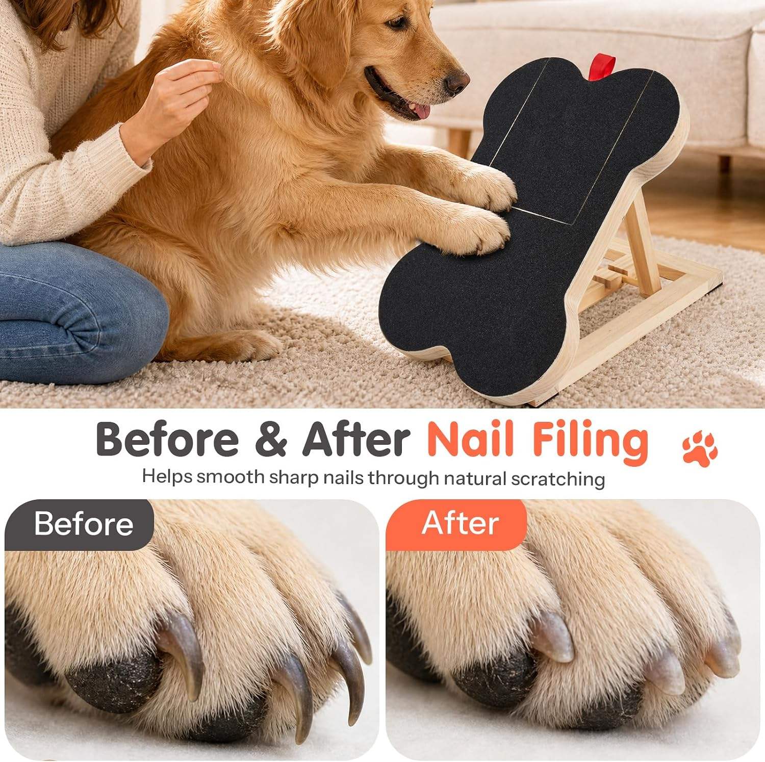 Wooden Dog Nail Scratch Board  - đánh giá và giá Woodworking File