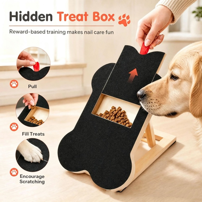 Wooden Dog Nail Scratch Board  - đánh giá và giá Woodworking File