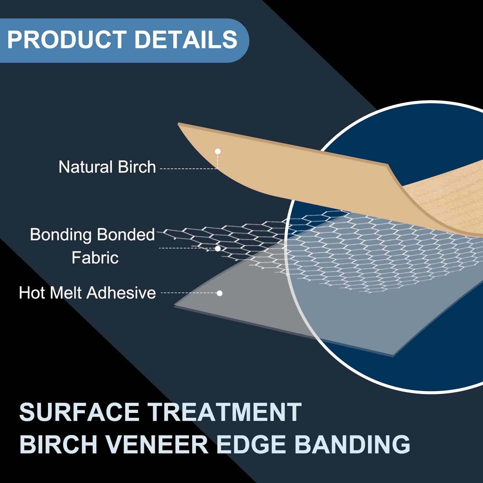 3-30M Birch Edge Banding Wood  - đánh giá và giá Xfasten Woodworking Tape