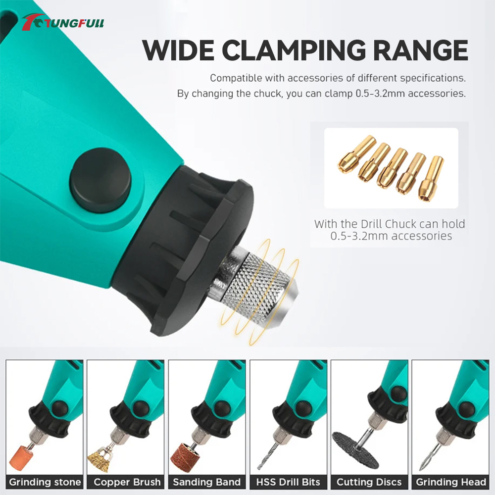 TUNGFULL Mini Electric Grinder - đánh giá và giá Woodworking Art