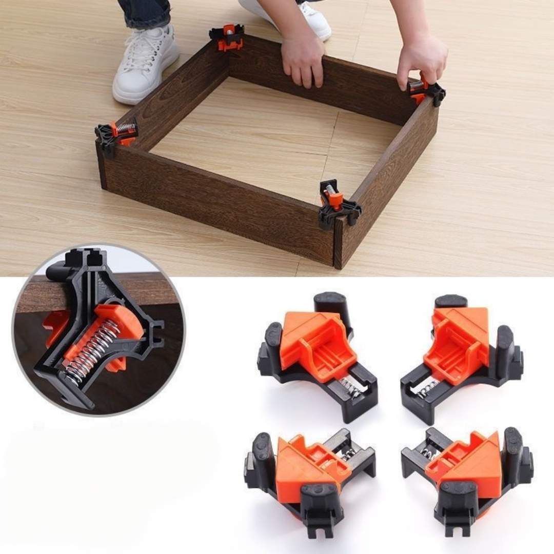 4pcs 90° Right Angle Clamp Fix - đánh giá và giá Woodworking Right Angle Clamp