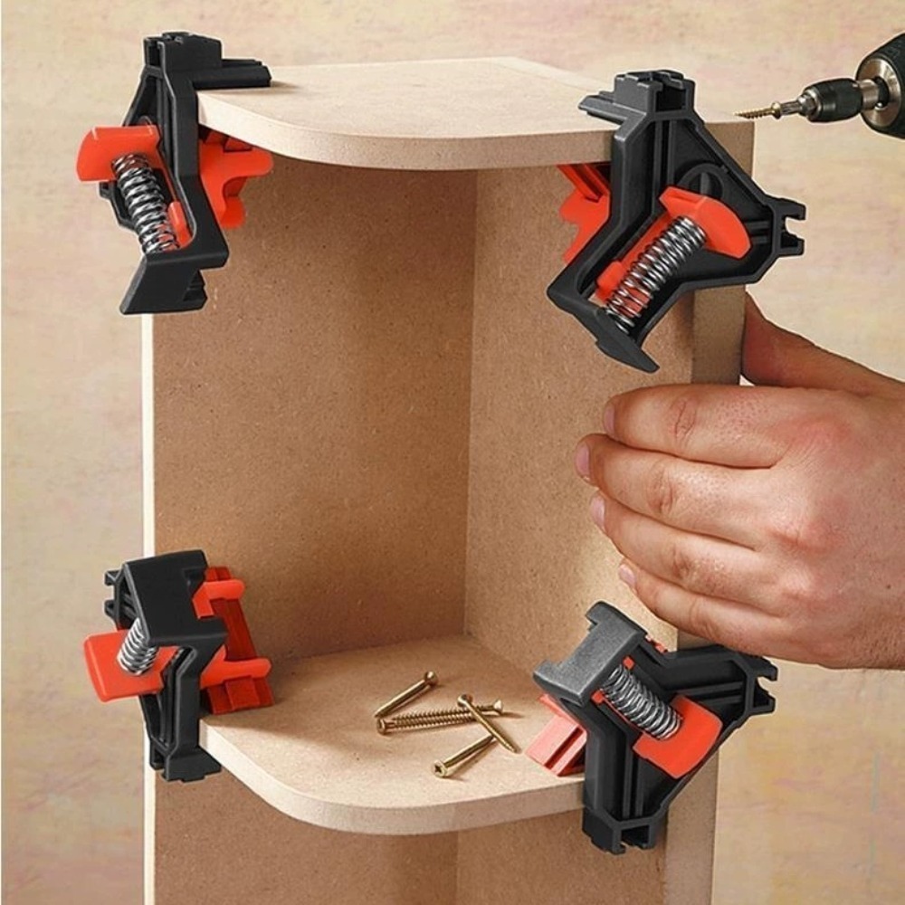 4pcs 90° Right Angle Clamp Fix - đánh giá và giá Woodworking Right Angle Clamp
