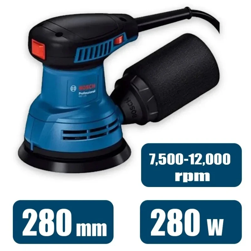 Bosch GEX125 280W Multifunctio - đánh giá và giá Woodworking Machinery