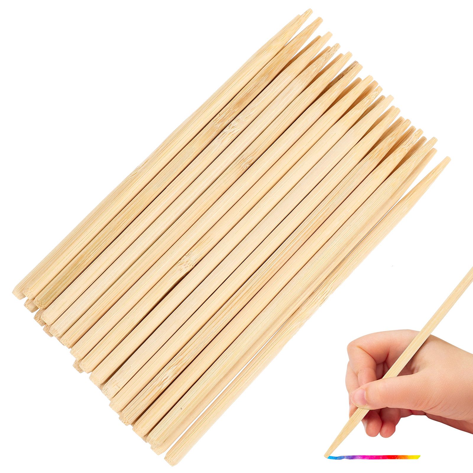 30pcs Scratch Bamboo Pens Wax  - đánh giá và giá Woodworking Art