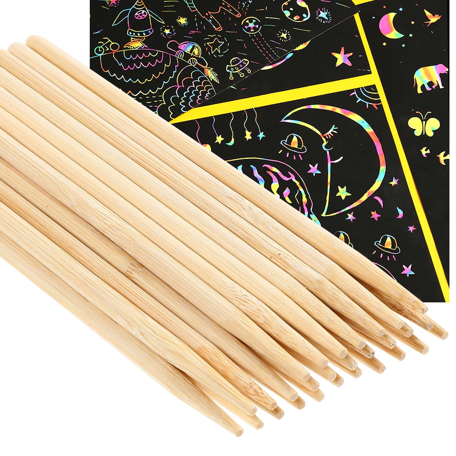 30pcs Scratch Bamboo Pens Wax  - đánh giá và giá Woodworking Art