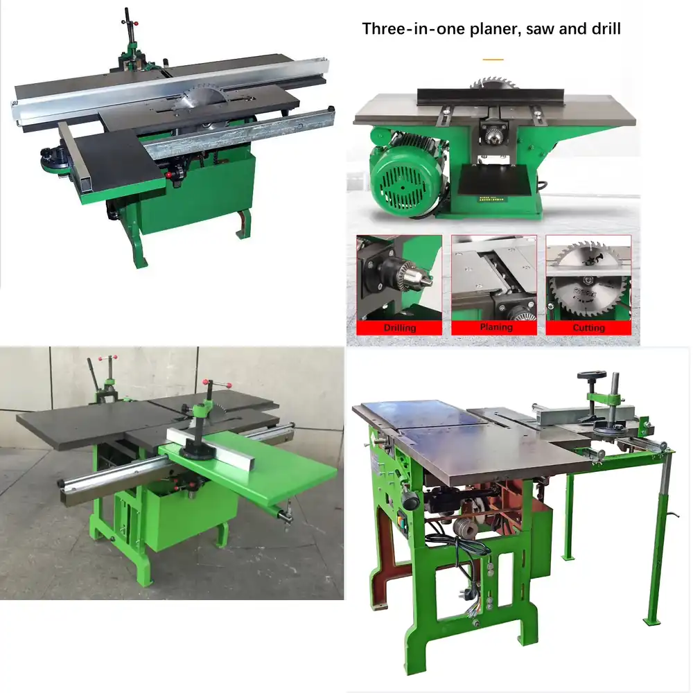 This 3-in-1 multifunction wood - đánh giá và giá Woodworking Workshop Design