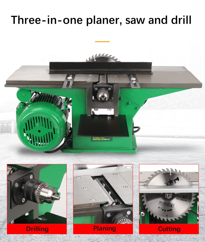 This 3-in-1 multifunction wood - đánh giá và giá Woodworking Workshop Design
