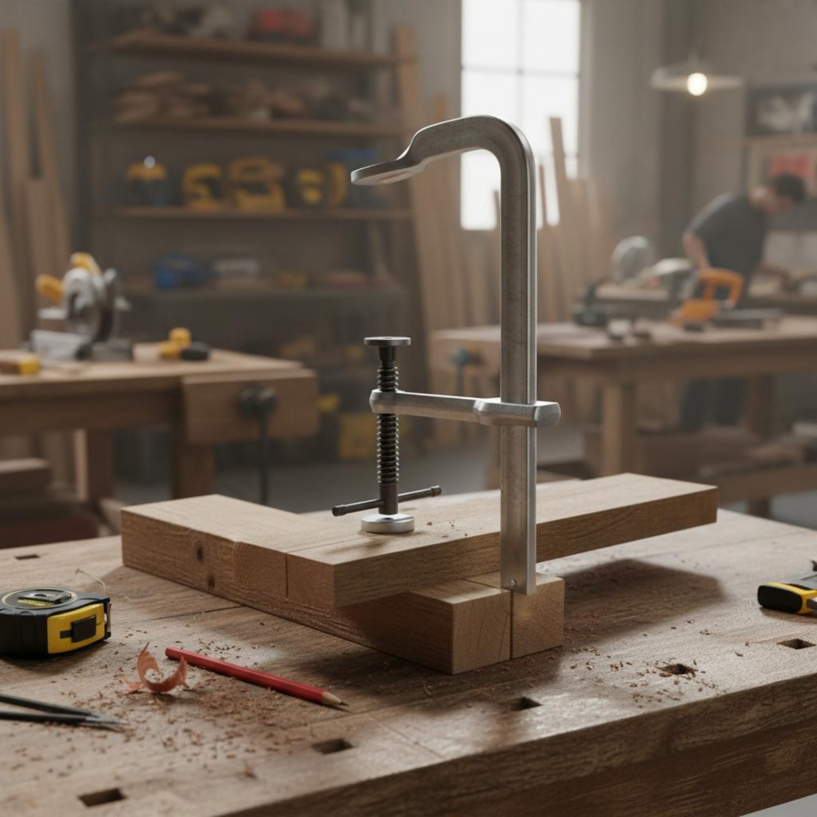 Heavy Duty F Clamp Thickened I - đánh giá và giá Woodworking Workshop Design