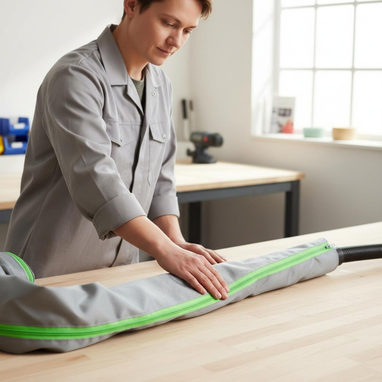 Particle Extractor Hose Sleeve - đánh giá và giá Woodworking Workshop Design