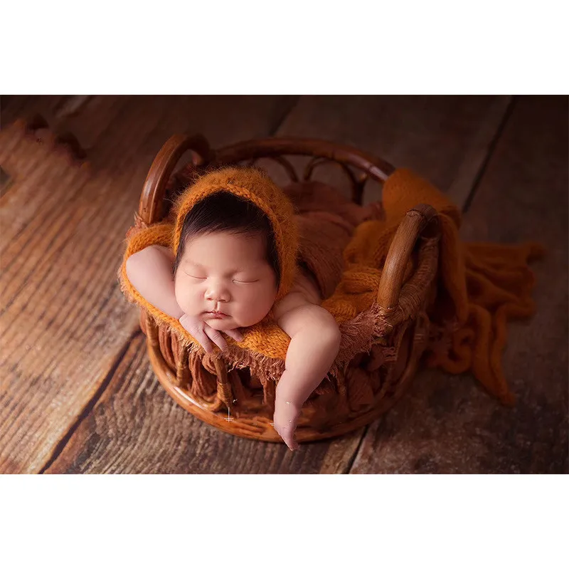 Baby Rattan Basket Newborn Pho - đánh giá và giá Woodworking Veneer