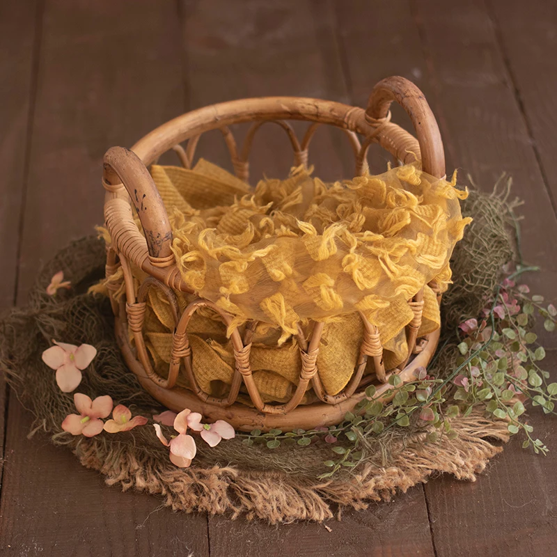 Baby Rattan Basket Newborn Pho - đánh giá và giá Woodworking Veneer