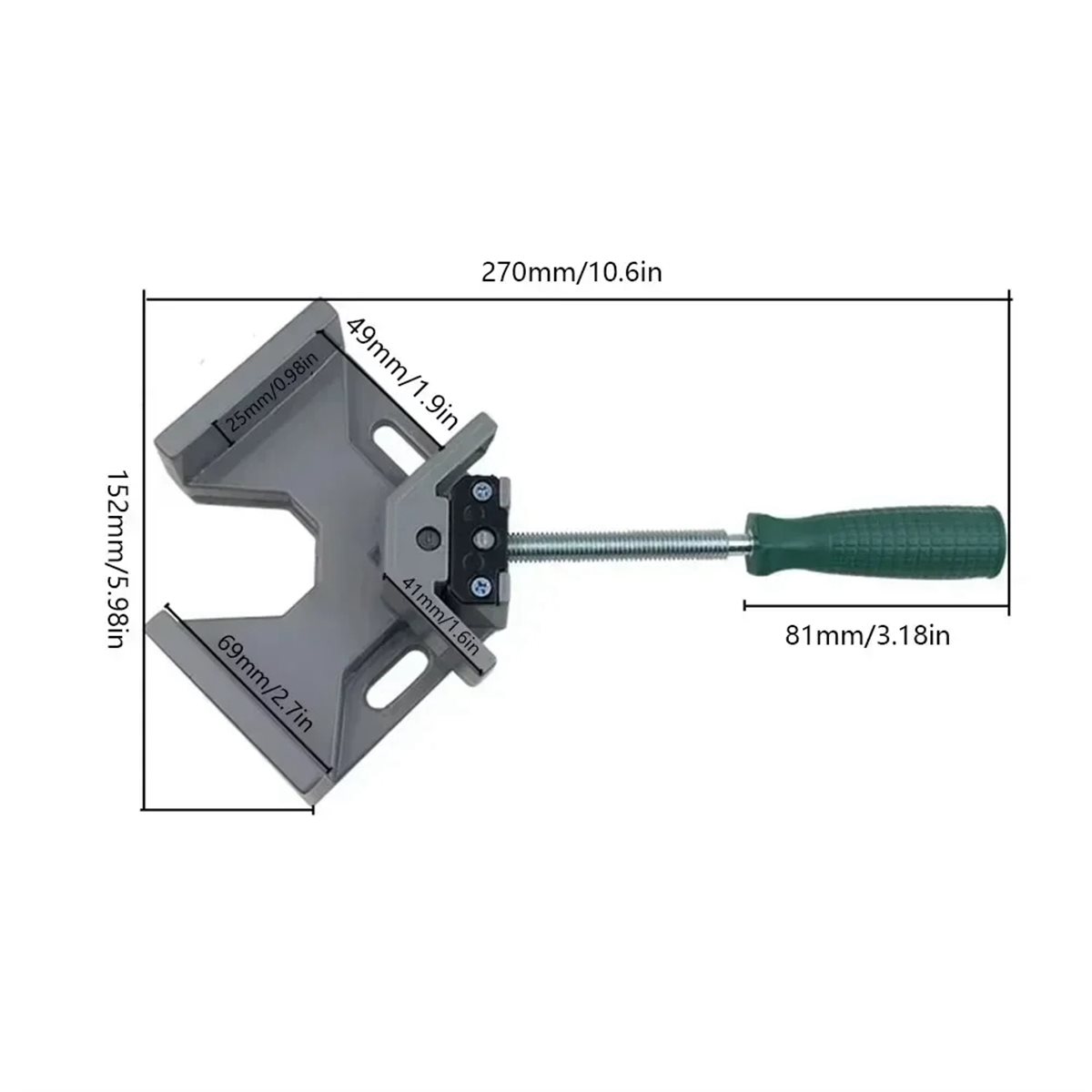 A74U 90 Degree Right Angle Cla - đánh giá và giá Woodworking Right Angle Clamp