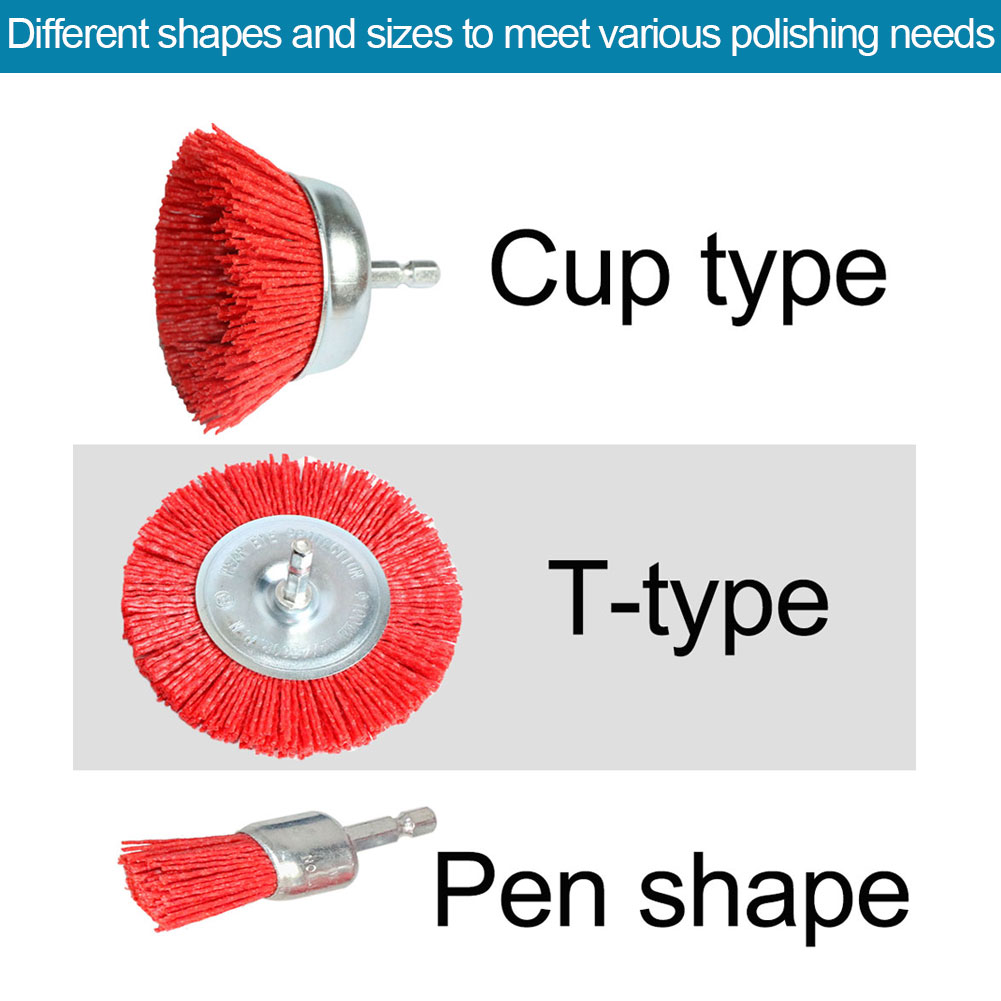 Nylon Cup Brush Abrasive Wire  - đánh giá và giá Woodworking Veneer