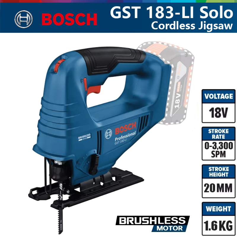 Bosch GST 183-LI Professional  - đánh giá và giá Woodworking Multi Tool