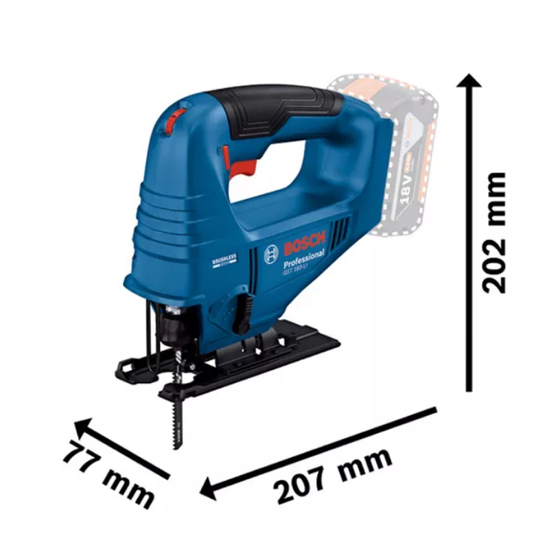 Bosch GST 183-LI Professional  - đánh giá và giá Woodworking Multi Tool