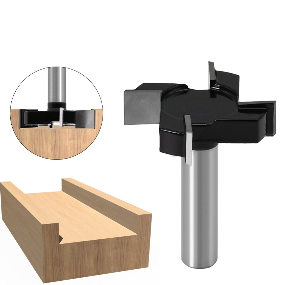 4‑Flute T‑Slot Router Bit Carb - đánh giá và giá Woodworking Drill Bits