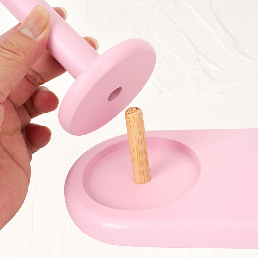 1pc Double-Axis Wooden Yarn Ho - đánh giá và giá Woodworking Art
