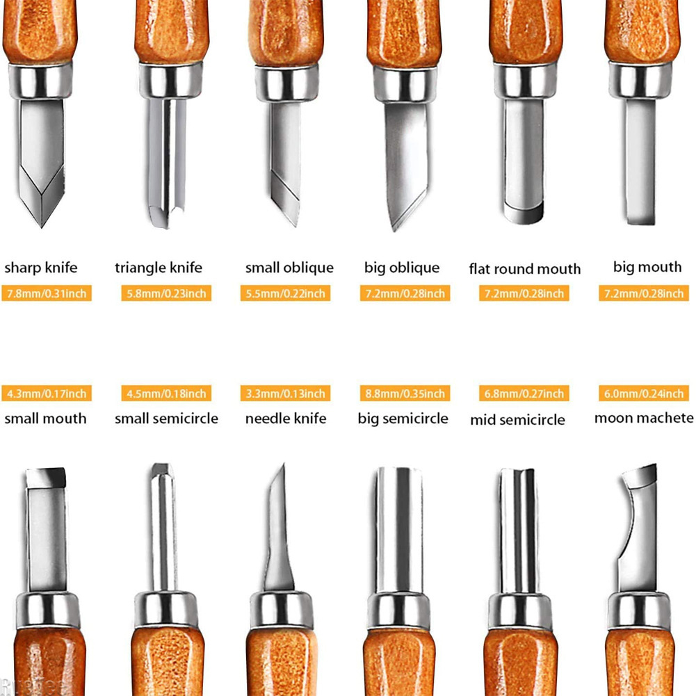 12Pcs SK2 Woodworking Carving  - đánh giá và giá Woodworking Art