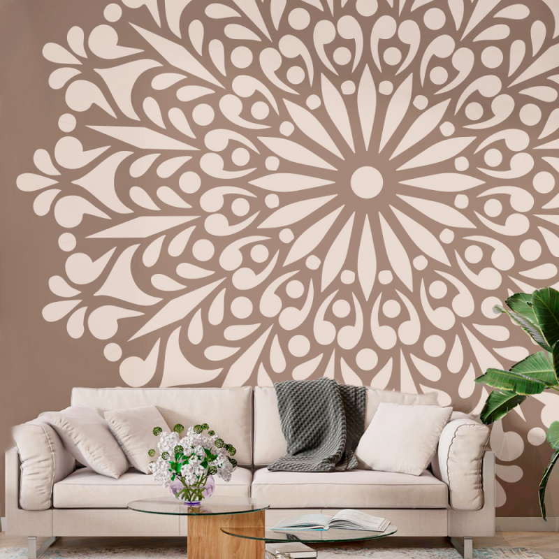 Mandala Large Painting Stencil - đánh giá và giá Woodworking Veneer