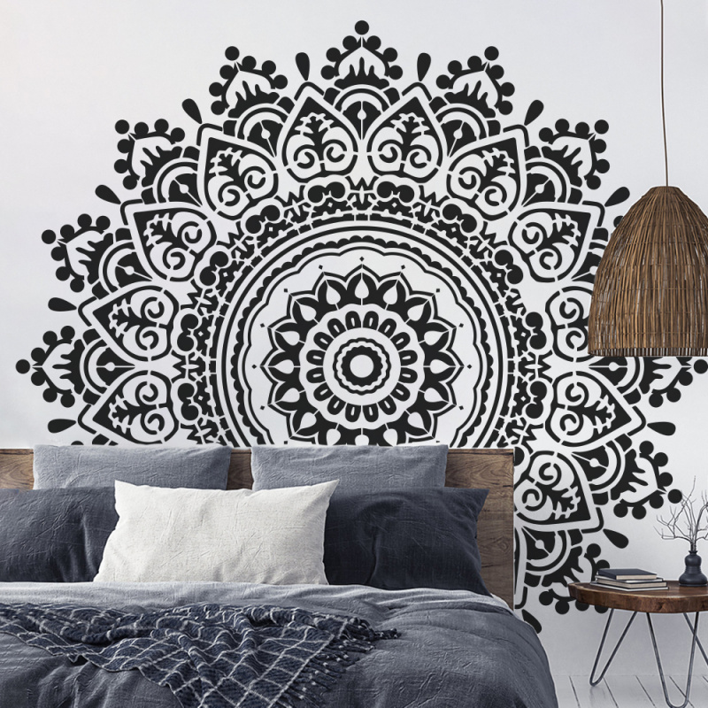 Mandala Large Painting Stencil - đánh giá và giá Woodworking Veneer
